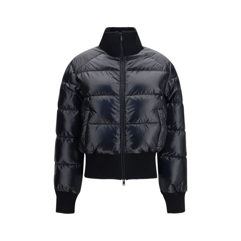 Moose Knuckles Black Nylon Full-Length Women's Jacket